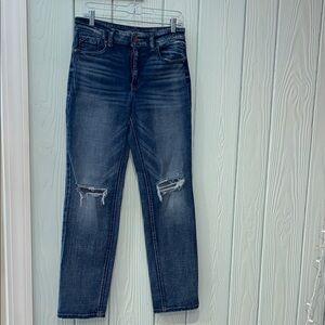 Maurices Dark Blue Straight Leg Jeans